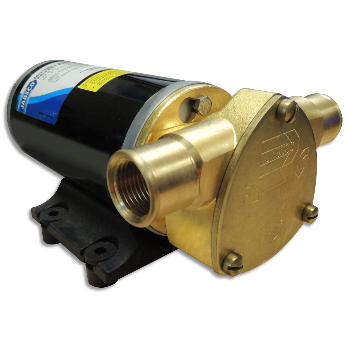 Jabsco Ballast King Flexible Impeller Ballast Pump, 12V, 15 GPM, Reversible