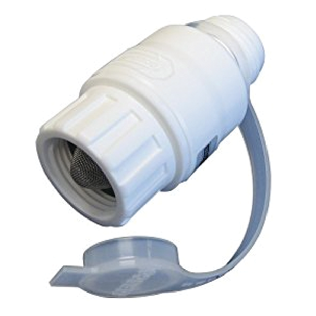Jabsco 44411 Series Water Pressure Regulator, 45 PSI, Backflow Preventer, Port Strainer