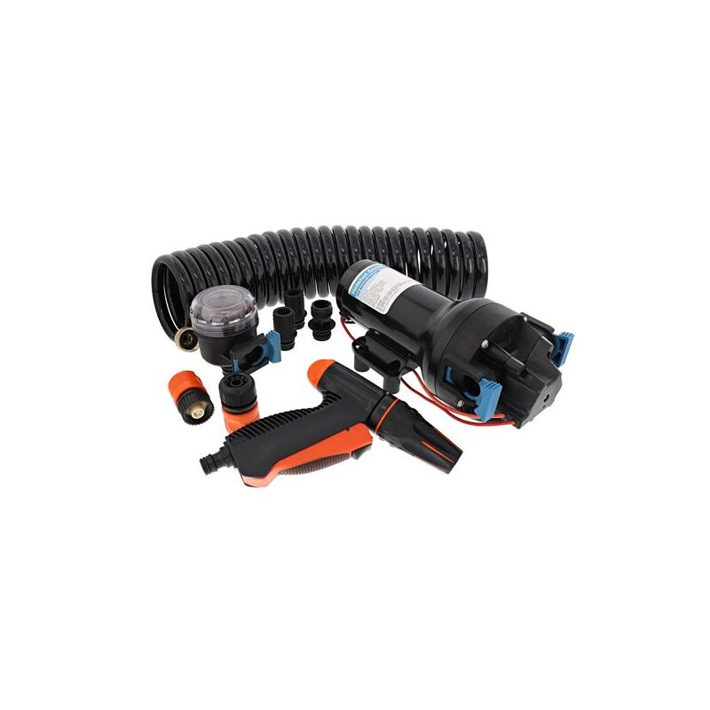 Jabsco HotShot HD6 Heavy Duty Diaphragm Washdown Pump, 6 GPM, 70 PSI, IPX6