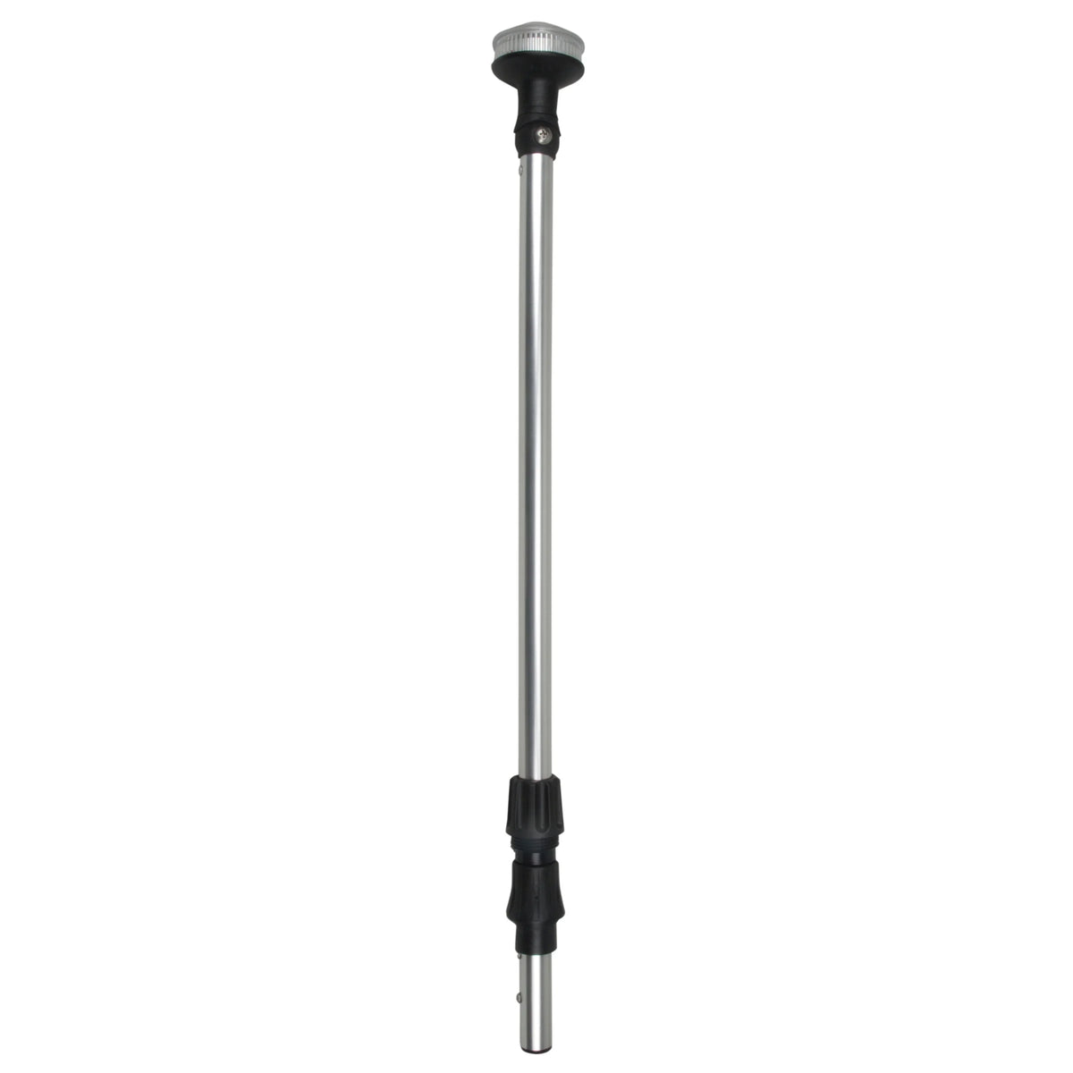 Perko Omega Series LED Universal Replacement White All-Round Pole Light, 12V, 2 nm, Fold-in-Half Pole, 3/4 in Anodized Tube
