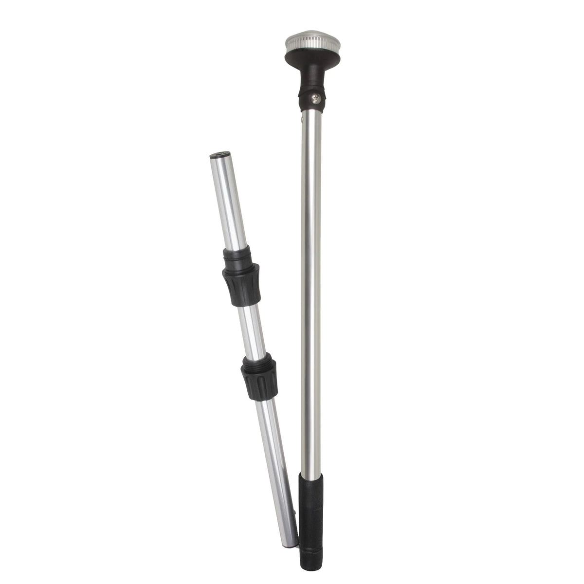 Perko Omega Series LED Universal Replacement White All-Round Pole Light, 12V, 2 nm, Fold-in-Half Pole, 3/4 in Anodized Tube