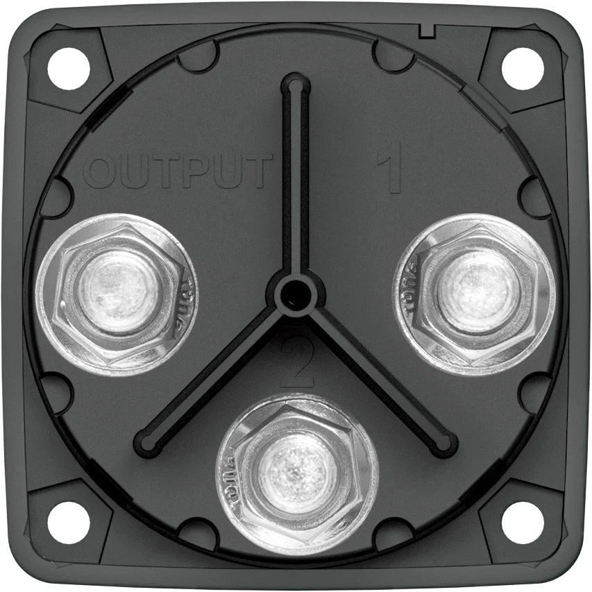 Blue Sea Systems m-Series Mini Selector Battery Switch, 4 Position, Battery Combine, 300A, 32V DC, IP66
