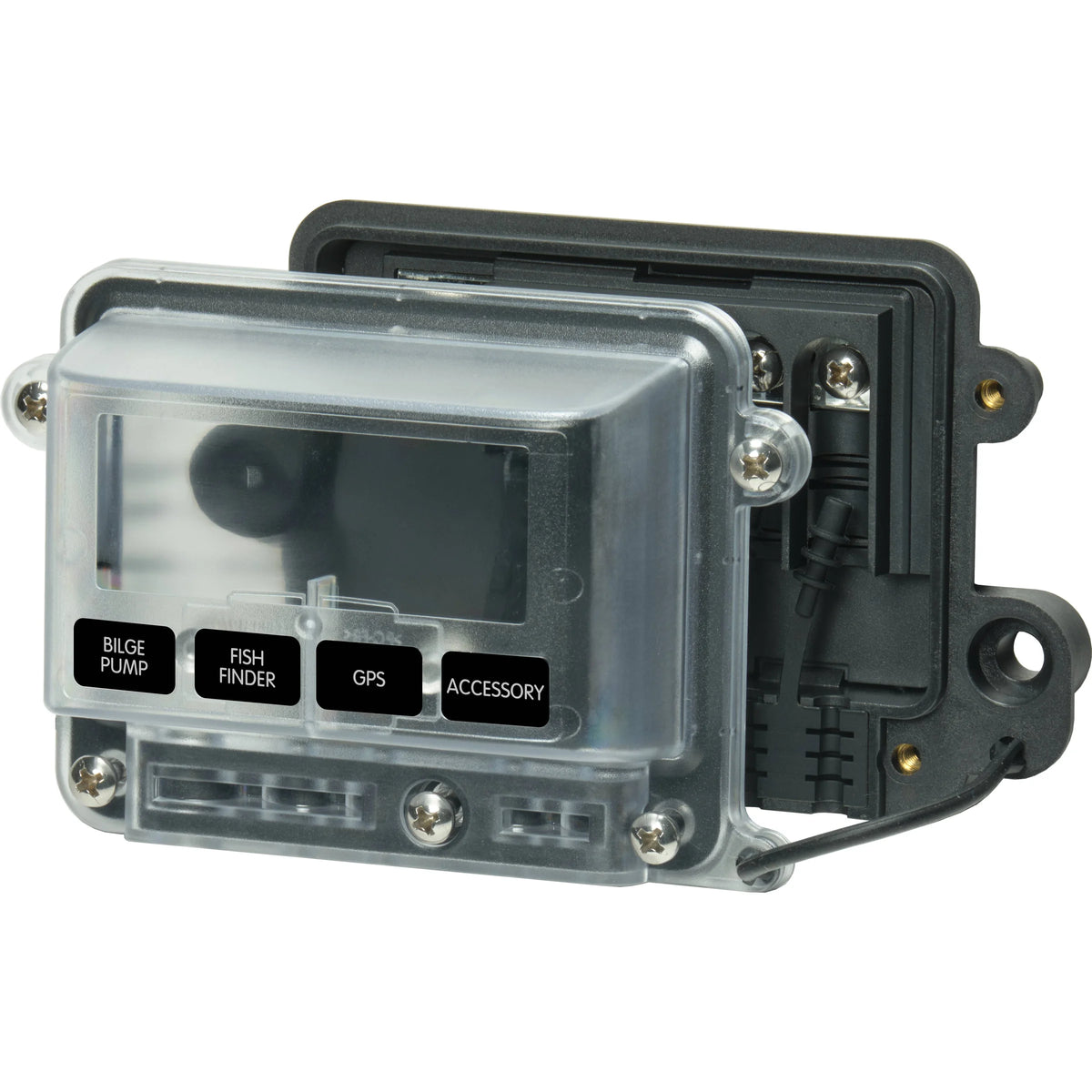 Blue Sea Systems Water-Resistant 100A BusBar, 300V AC, 48V DC, Tin-Plated Copper