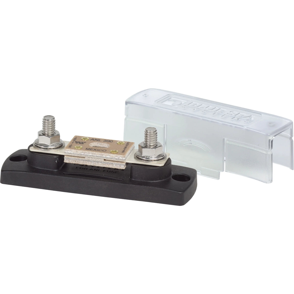 Blue Sea Systems ANL Fuse Block with Insulating Cover, 32V DC, 5/16 in (M8) Stainless Steel Studs