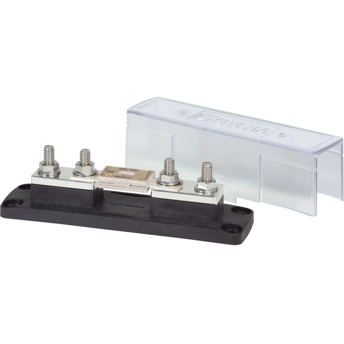 Blue Sea Systems ANL Fuse Block with Insulating Cover, 32V DC, 5/16 in (M8) Stainless Steel Studs