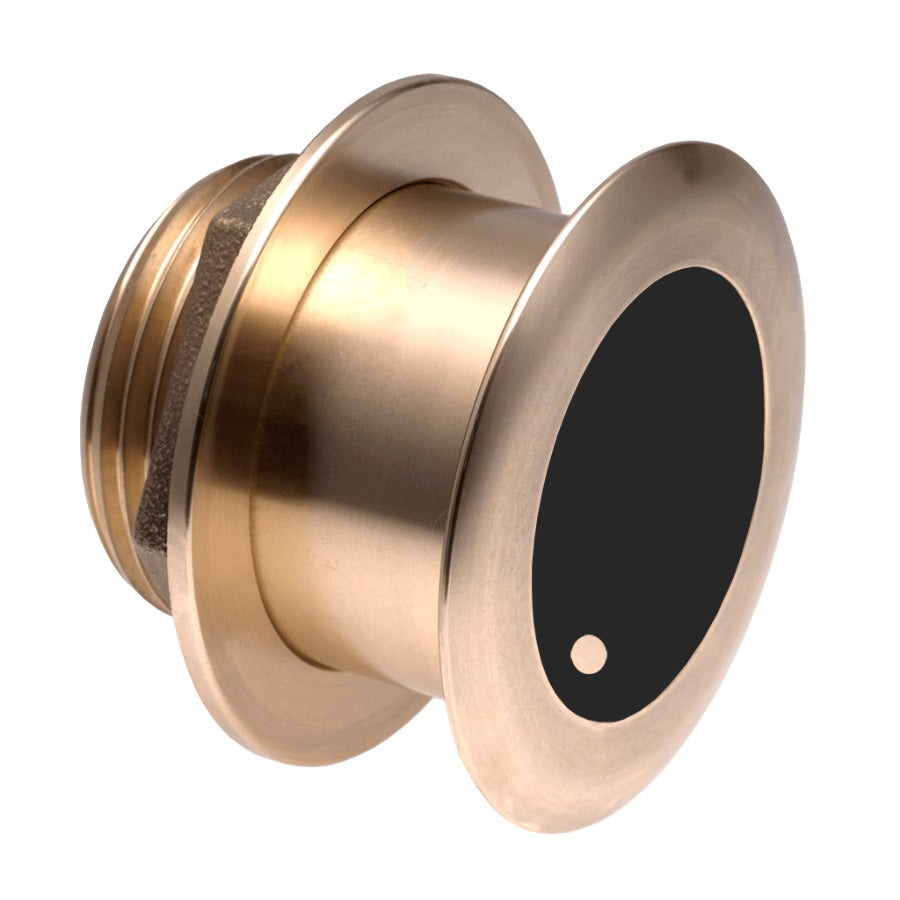 Raymarine B175MW CHIRP Thru-Hull Transducer, 1kW, 20deg Tilt, 60-100 kHz, Bronze Housing