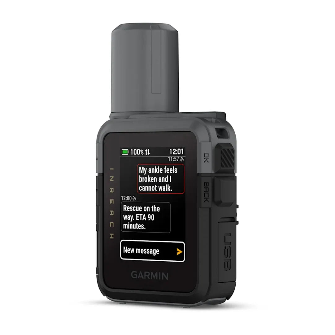 Garmin inReach Mini 3 Compact SOS Satellite Communicator, Touchscreen