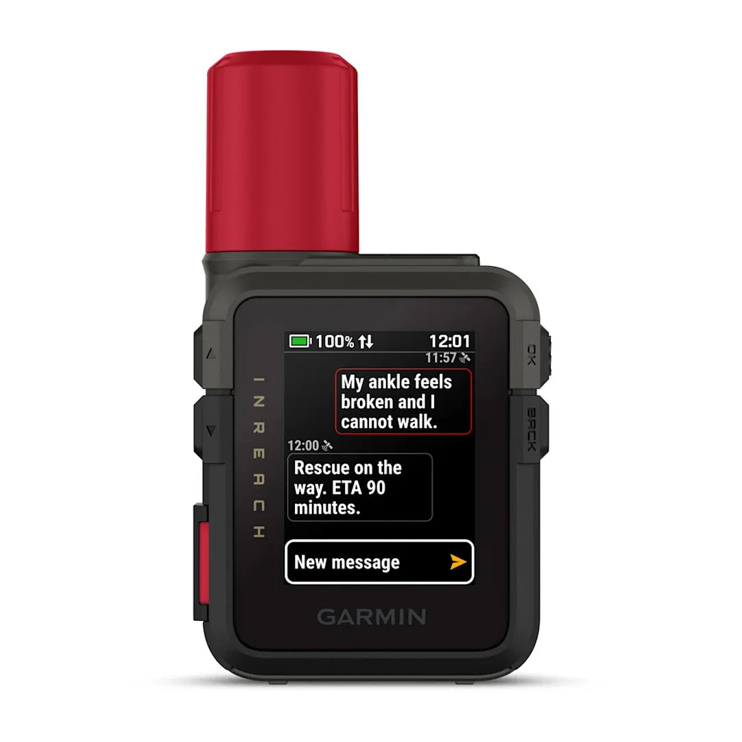 Garmin inReach Mini 3 Compact SOS Satellite Communicator, Touchscreen