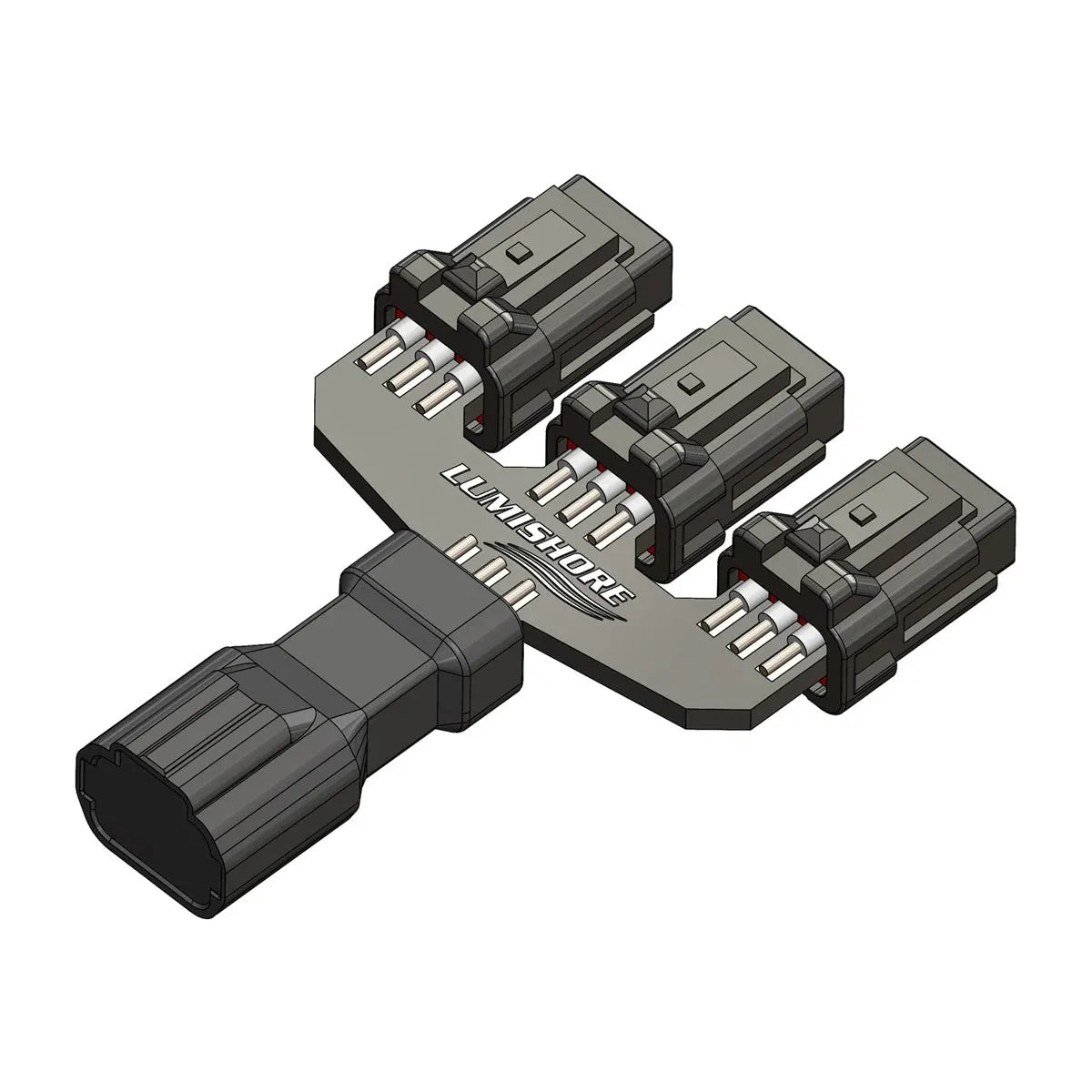 Lumishore Cable Splitter, For LUX Strip & Neon Flex, 6-Core