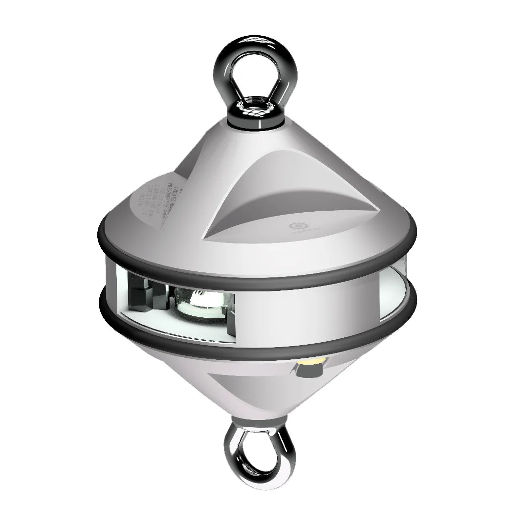 Lopolight Anchor Light, 2nm, 360° White Light, Hoistable, Horizontal Mount