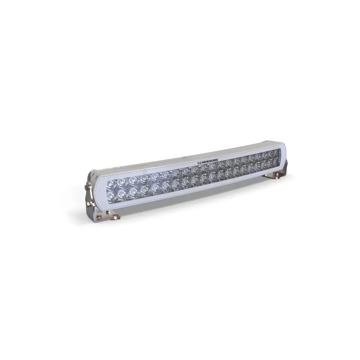 Lumishore Curved LED Light Bar, 10.5-31V DC, IP68, Dimmable White Light
