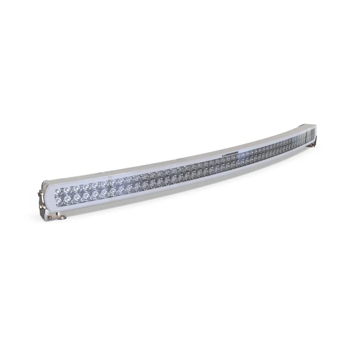 Lumishore Curved LED Light Bar, 10.5-31V DC, IP68, Dimmable White Light