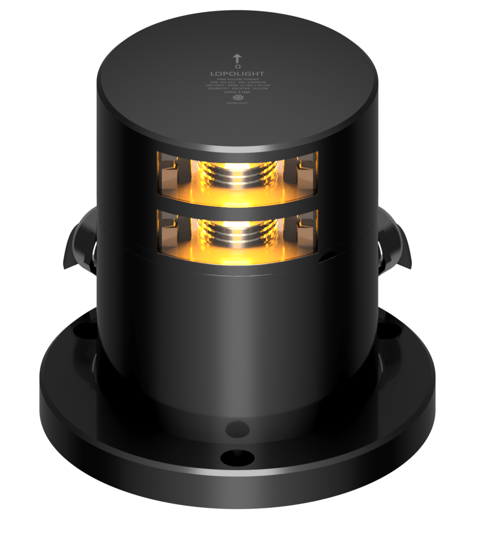 Lopolight PRO Double LED Towing Light, 3nm, 135°, 10-32VDC