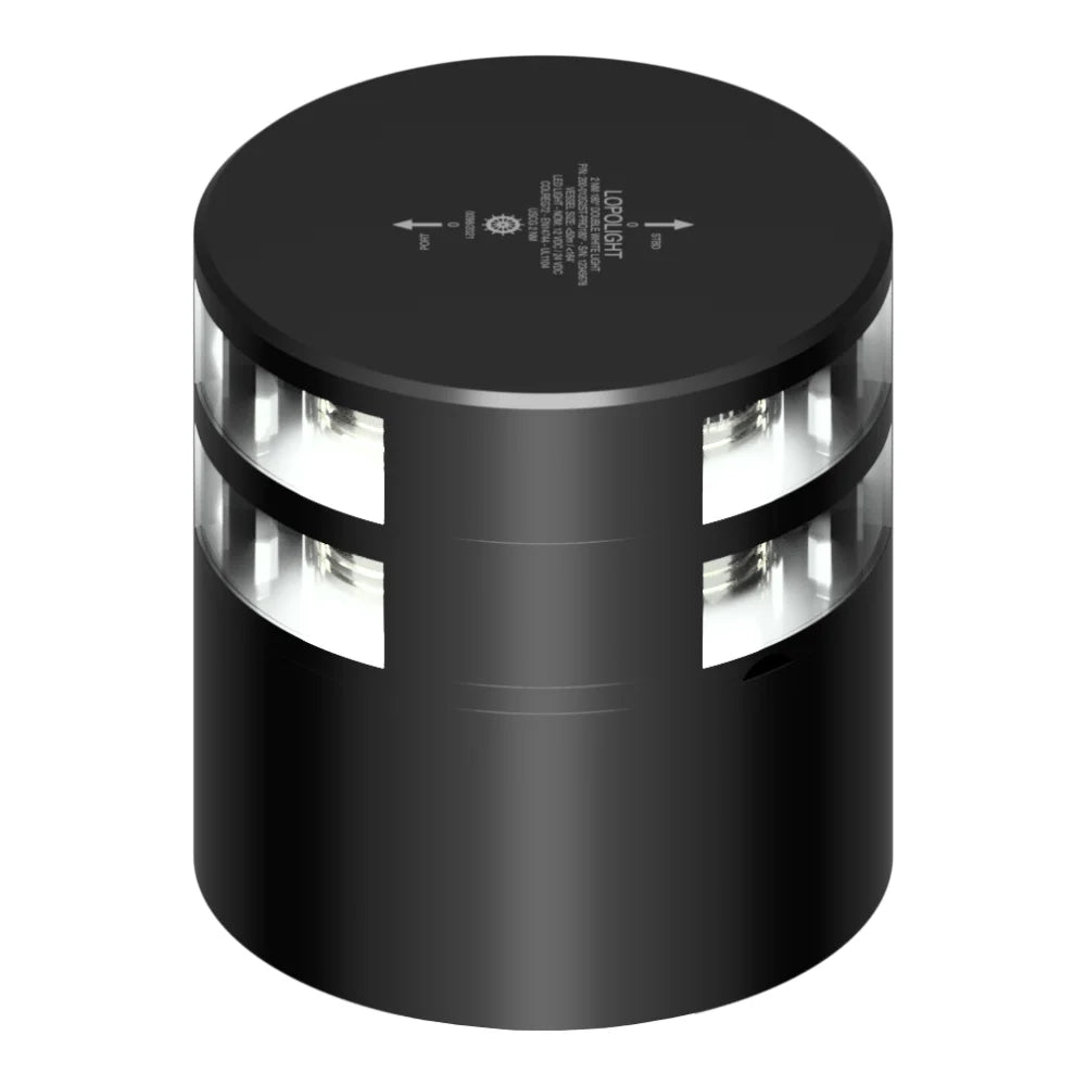 Lopolight Double White LED Navigation Light, 3nm, 180°, IP68