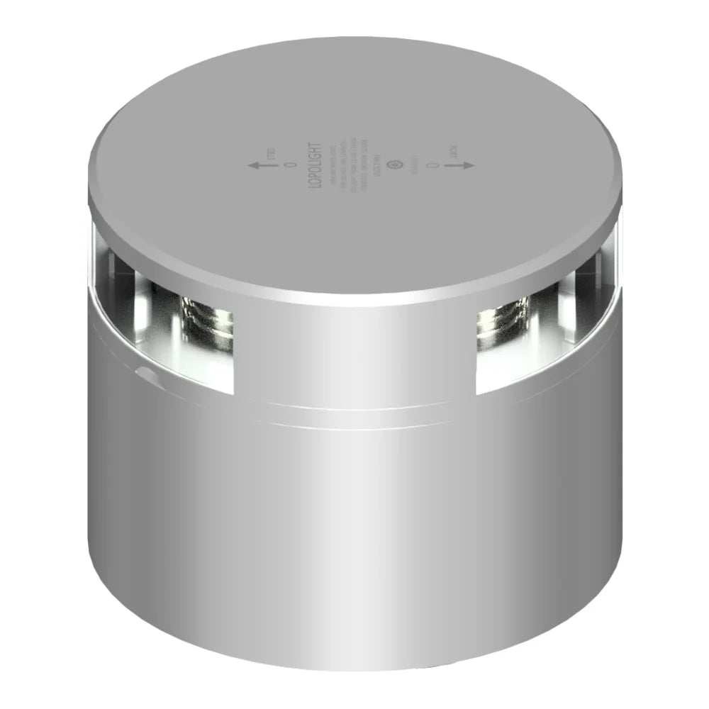 Lopolight White LED Navigation Light, 180°, 2nm, 10-32VDC