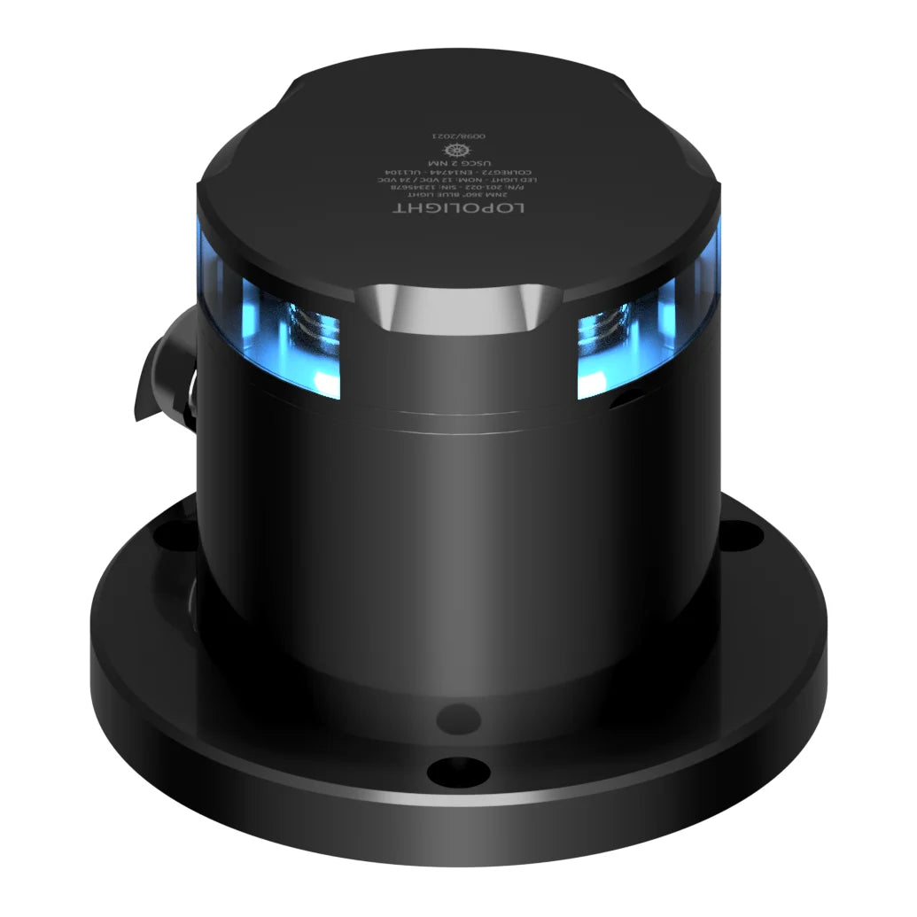 Lopolight 360° Blue Fuelling Navigation Light, 2nm, IP68