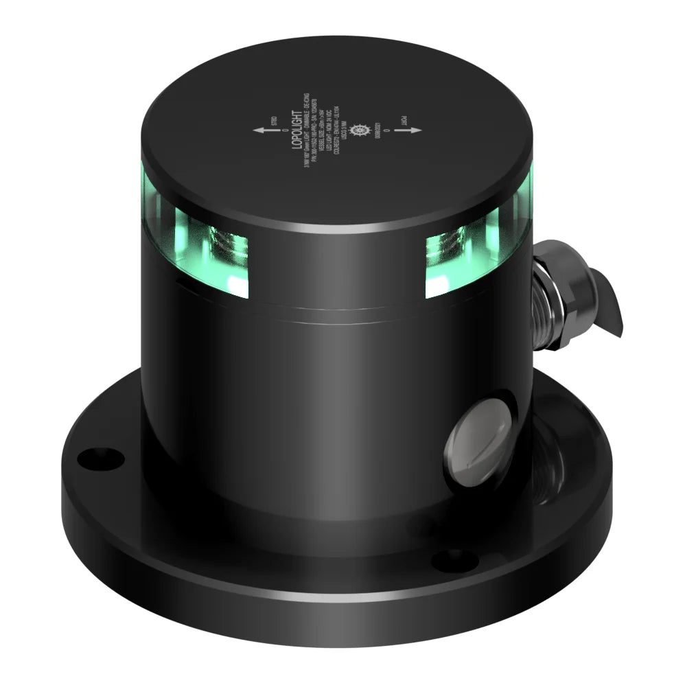 Lopolight PRO Ice-Class Green LED Navigation Light, 3 NM, 180°