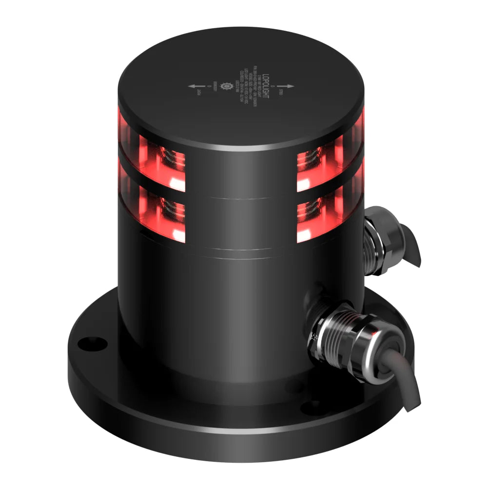 Lopolight PRO Double Red LED Navigation Light, 3nm, 180°