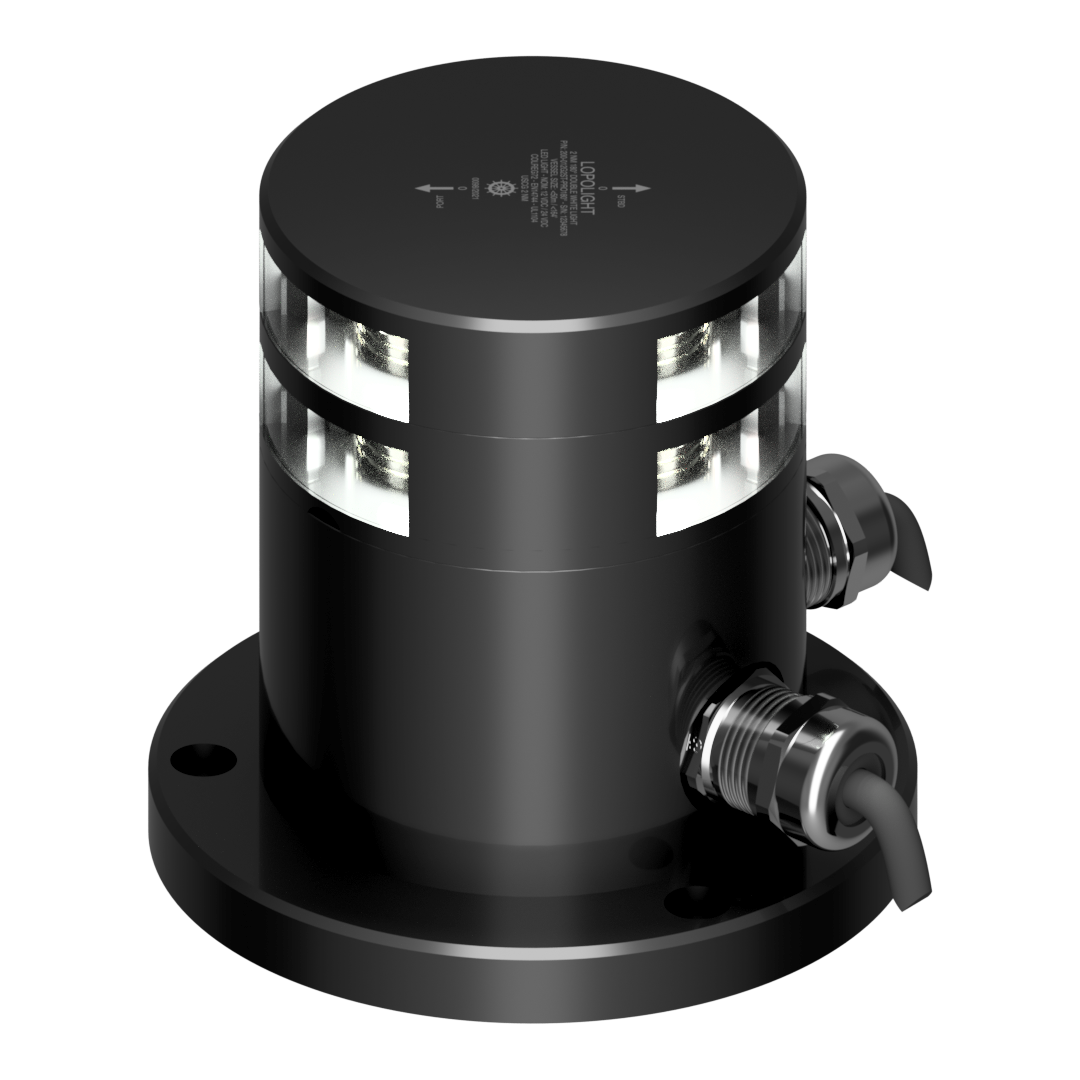 Lopolight PRO Double LED Navigation Light, 3nm, 180° White Light, Ice-Class