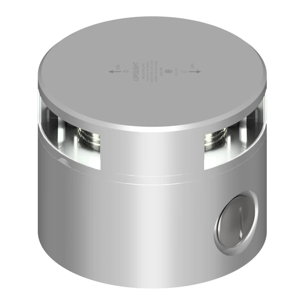 Lopolight 180° White LED Navigation Light, 2nm, 10-32VDC, IP68