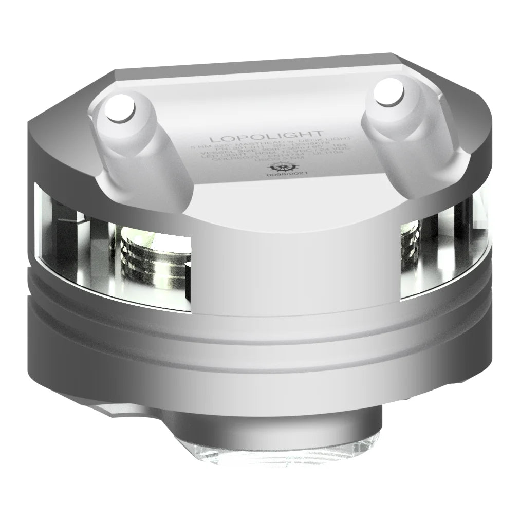 Lopolight LED Masthead Light with 6W Decklight, 3nm, 15m Cable