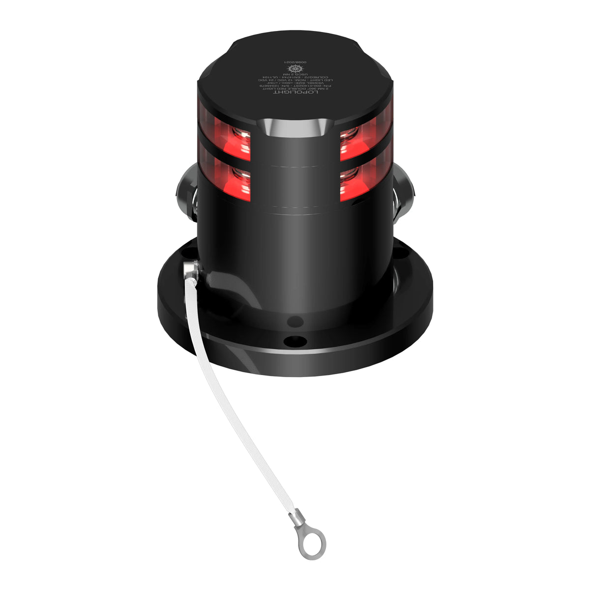 Lopolight PRO Double Red LED Signal Light, 2nm, 360°, ATEX Zone 1 & 2