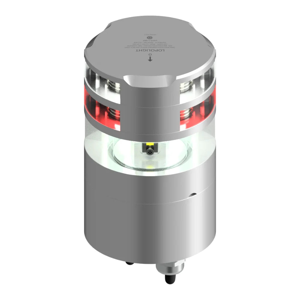 Lopolight LED Navigation Light, 5nm Masthead, 2nm 360° White and Red