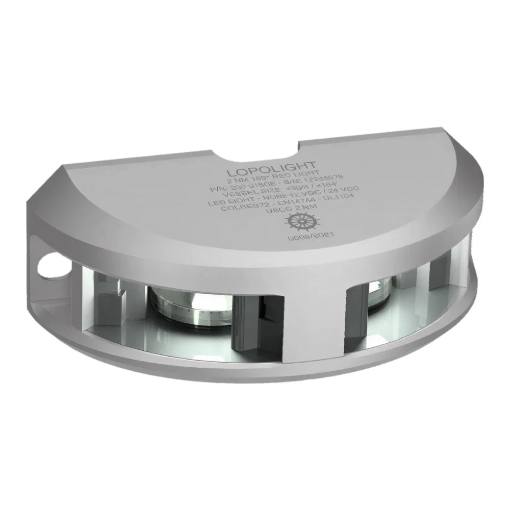 Lopolight 180° White LED Navigation Light, 3nm, 10-32VDC