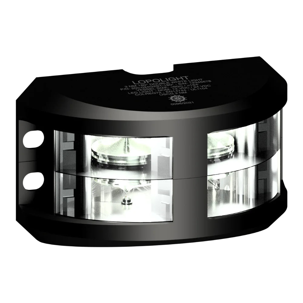 Lopolight Double LED Navigation Light, 3nm, 180° White Light, IP68