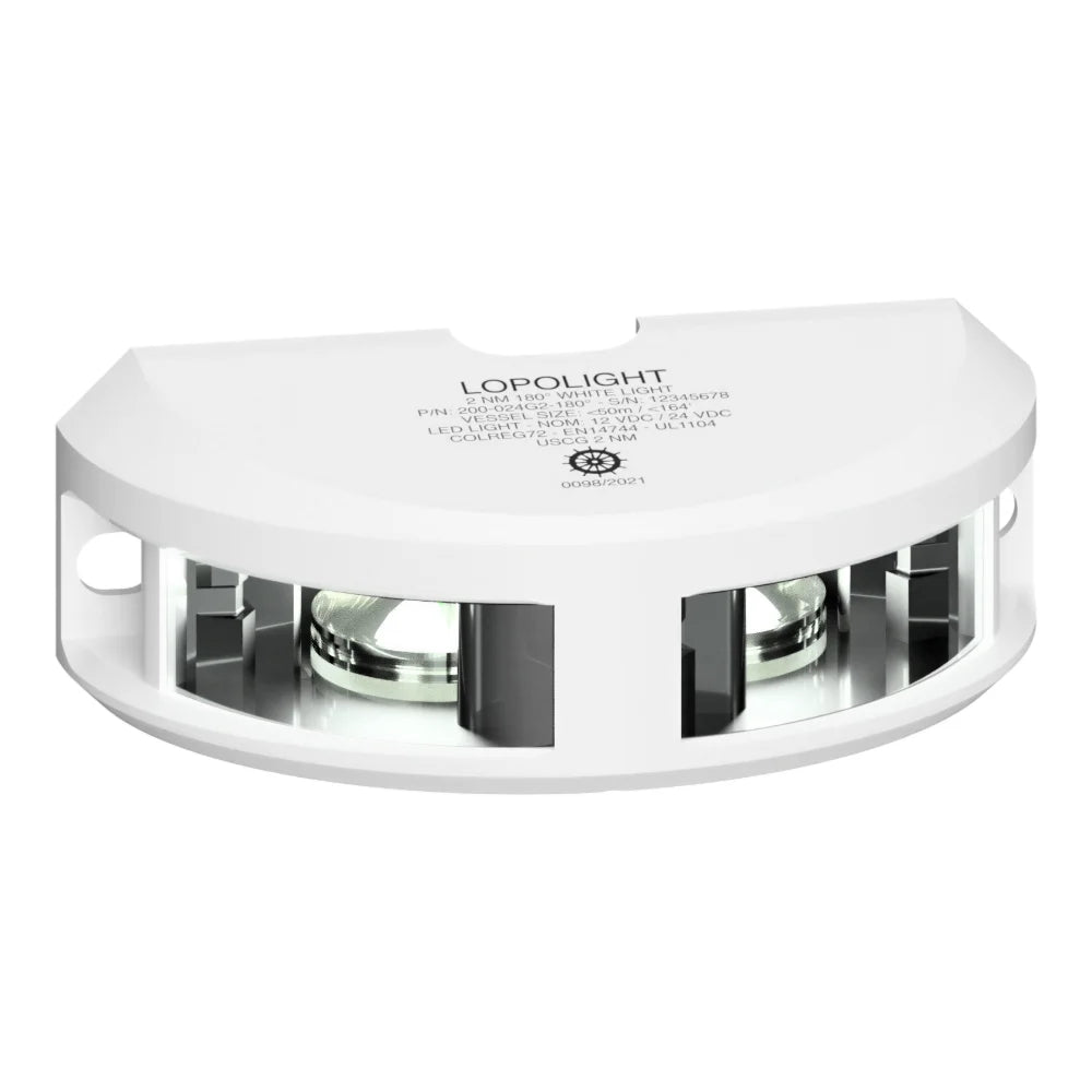 Lopolight 180° White LED Navigation Light, 3nm, 10-32VDC