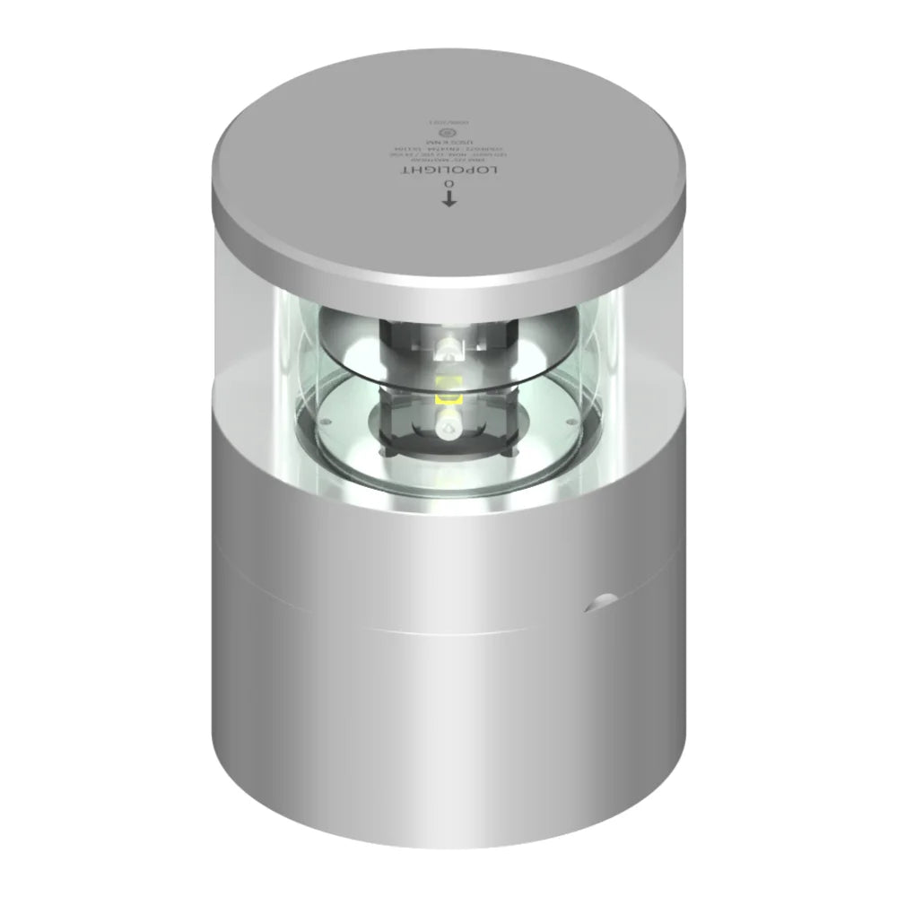 Lopolight Double LED Masthead Light, 6nm, 225° White Light, Horizontal Mount