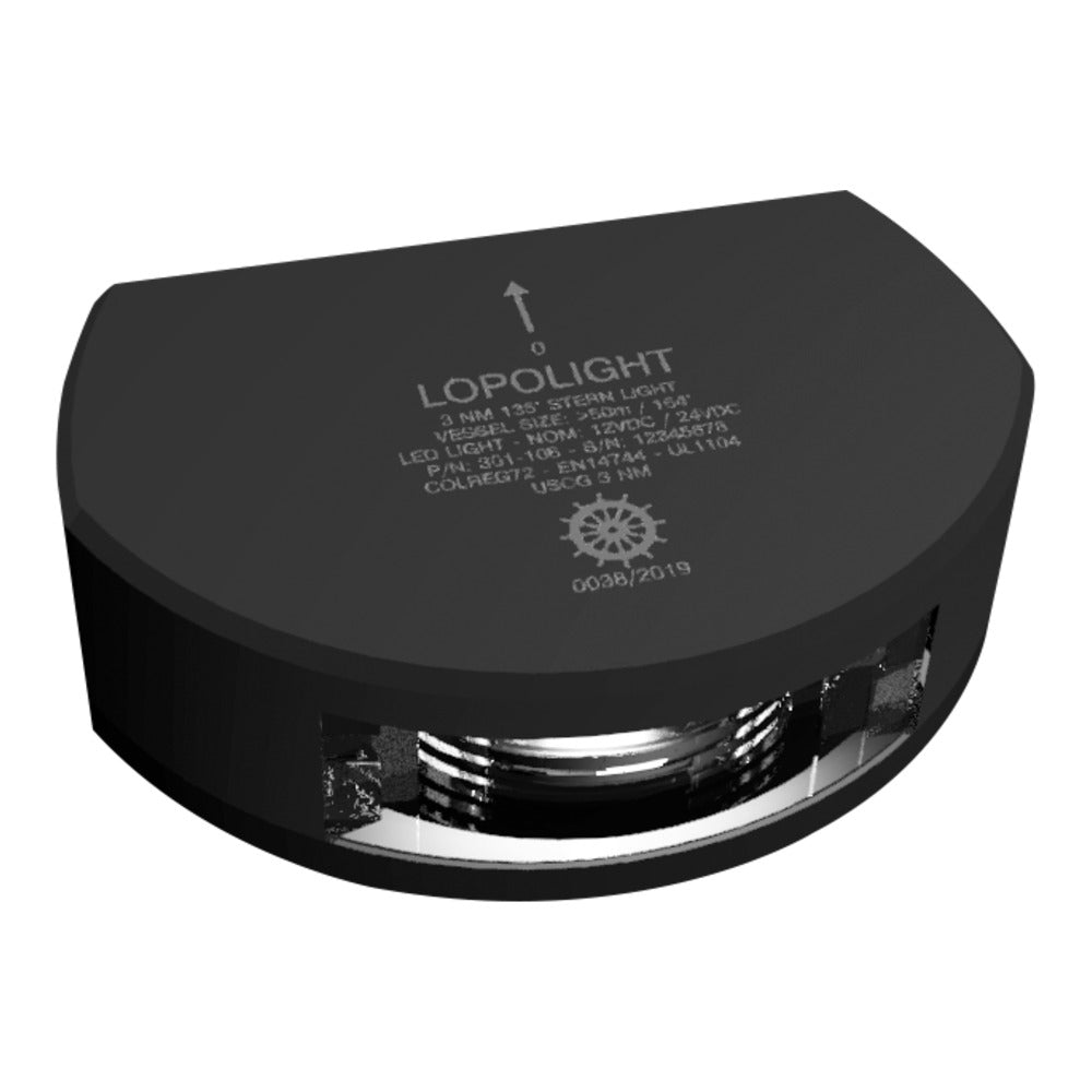 Lopolight LED Stern Navigation Light, 3NM, 135°, 6m Cable