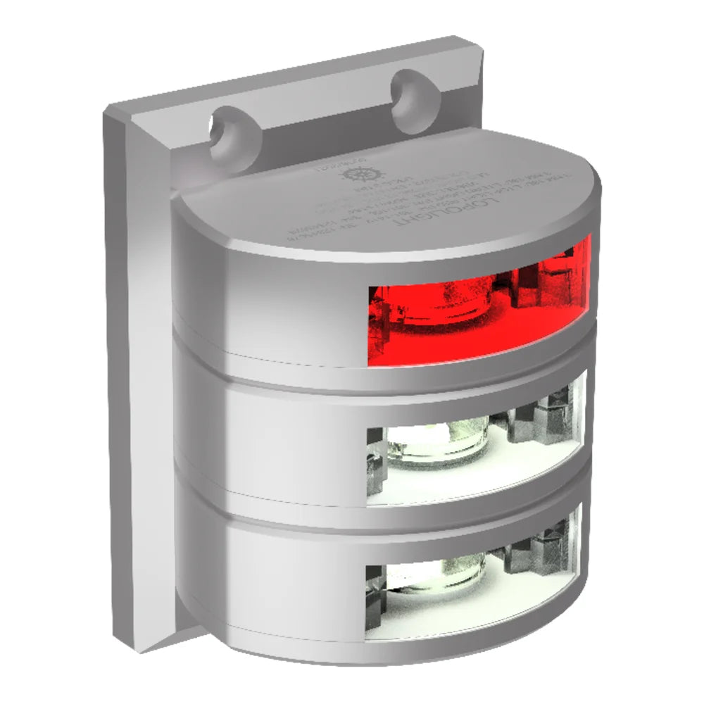 Lopolight Red Stop and Double Stern LED Navigation Light, 3nm, 10-32VDC, Vertical Mount