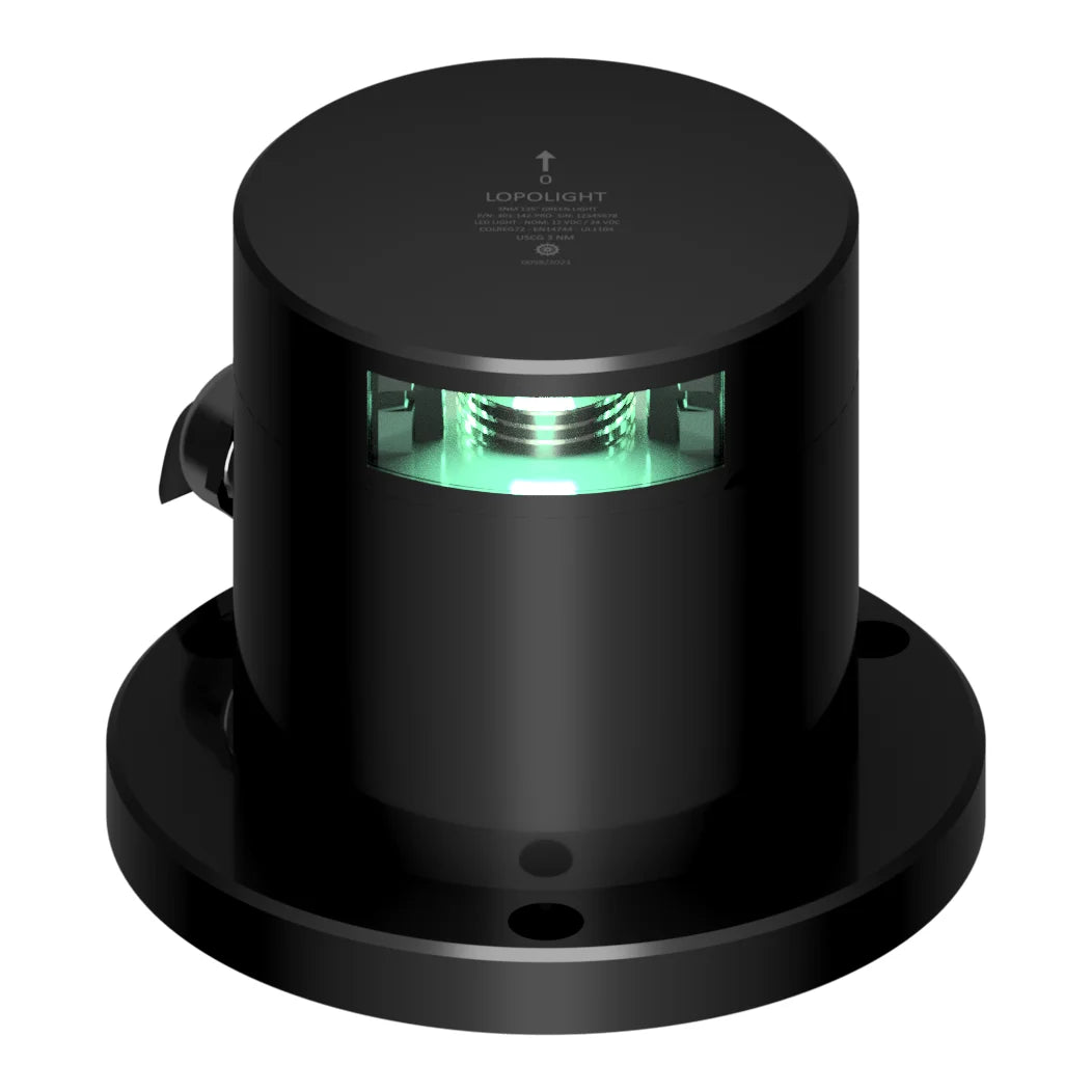 Lopolight PRO Kiel Stop Navigation Light, 3nm, 135°, Green Light