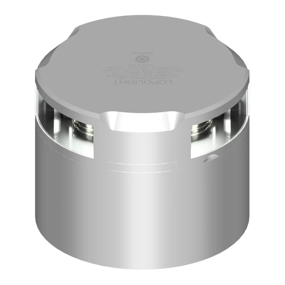 Lopolight 360° LED Anchor Light, 2nm, 2Hz Strobe, IP68