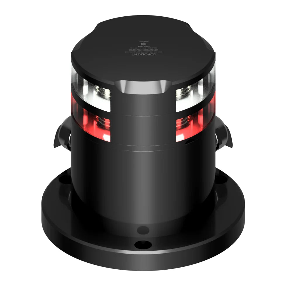 Lopolight Navigation Light, 2 nm Visibility, 360° Red and White