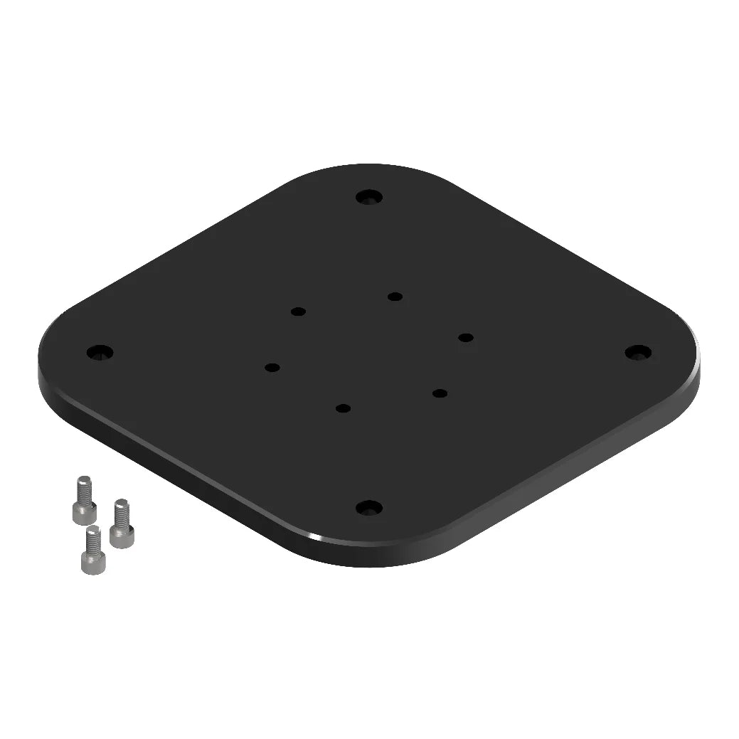 Lopolight AQS 70/65 Square Adapter Baseplate, Black HDPE