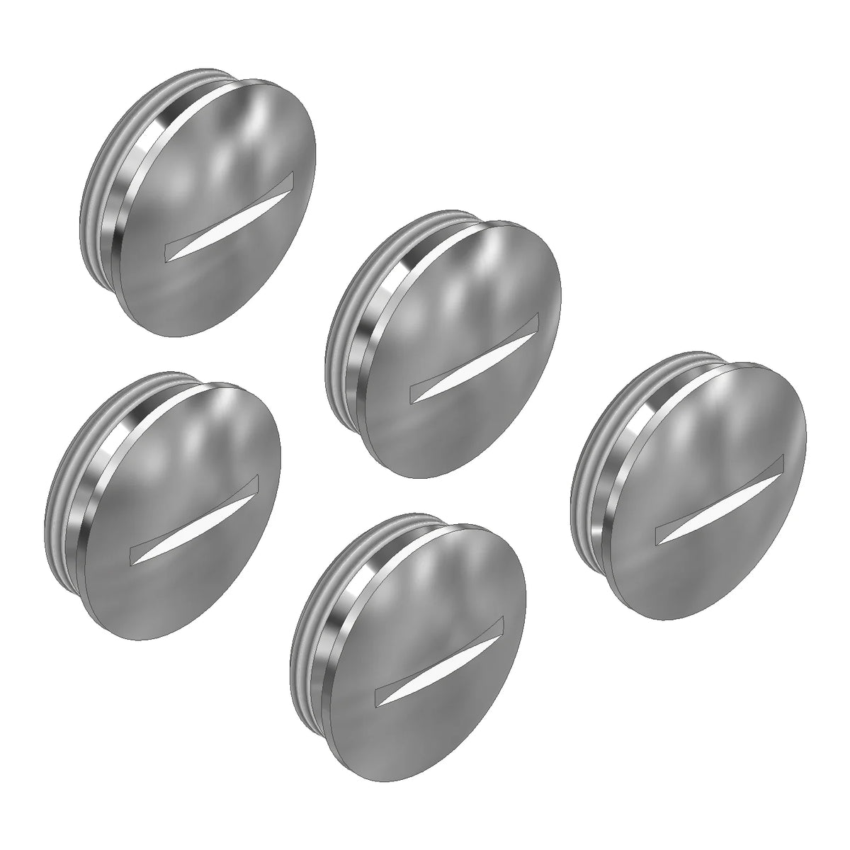 Lopolight M25 Metal Blanking Plugs, M25 x 1.5, 5pk