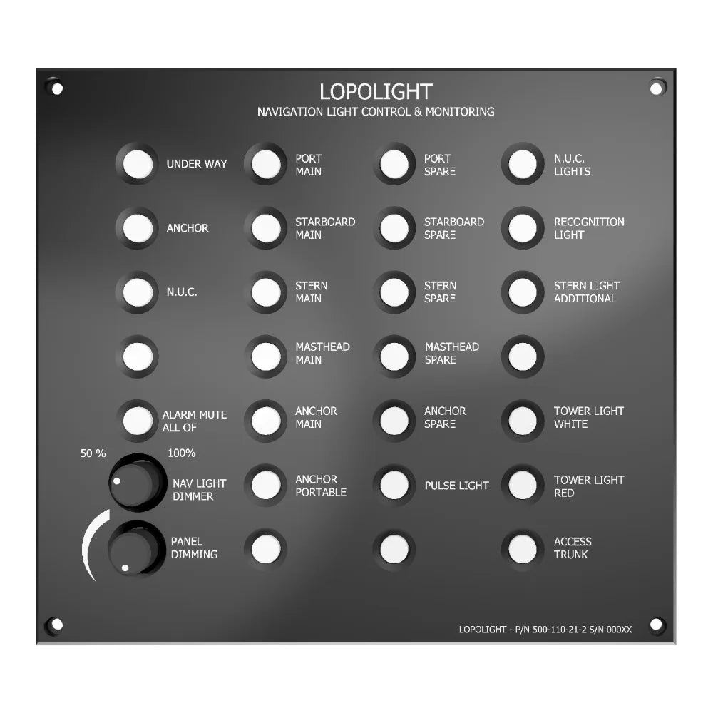 Lopolight NLC Navigation Light Control Panel, 21 Channels
