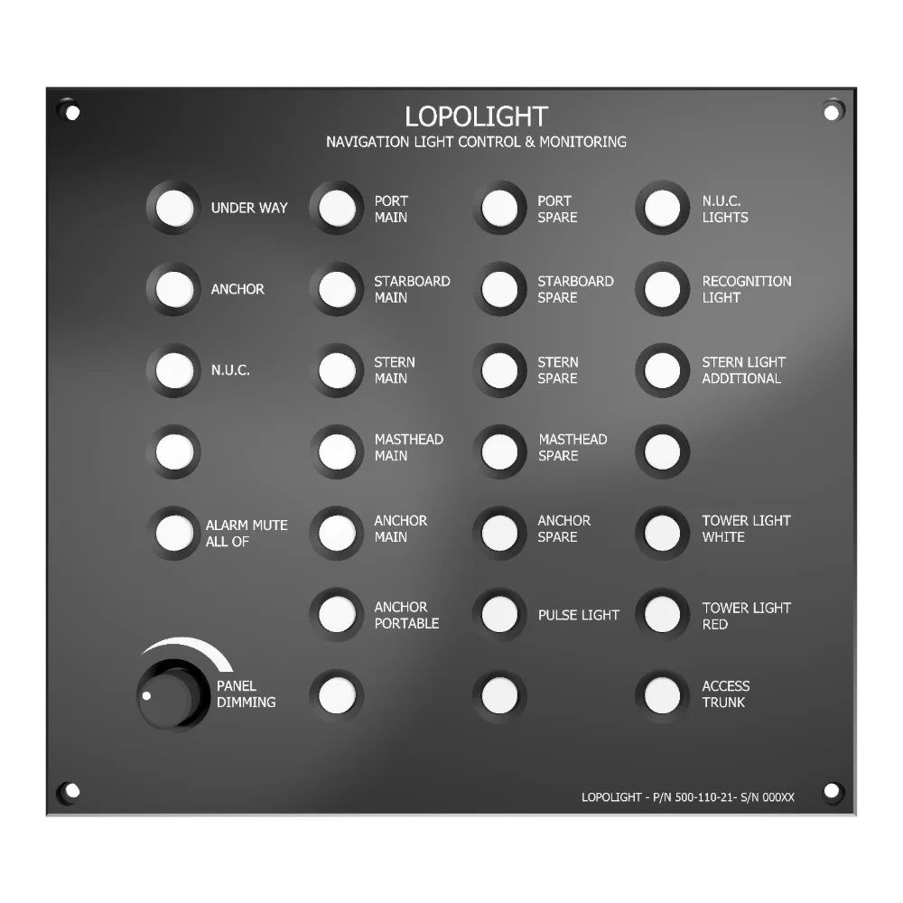Lopolight NLC Navigation Light Control Panel, 21 Channels