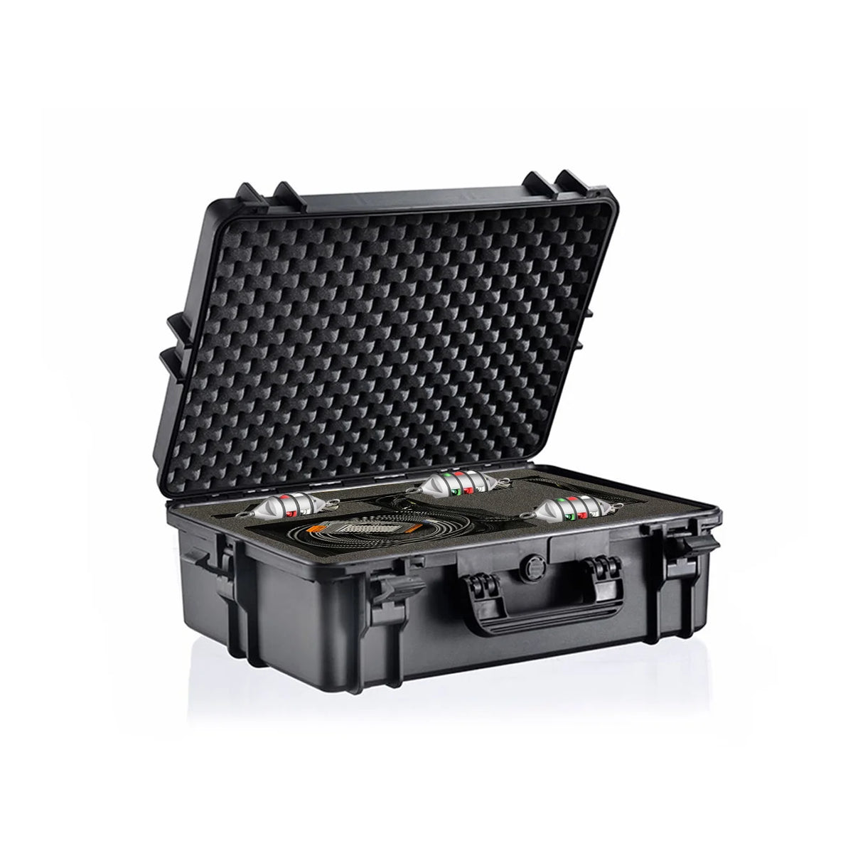 Lopolight Pelicase for Hoistable Lights, Black, 3-Light Capacity