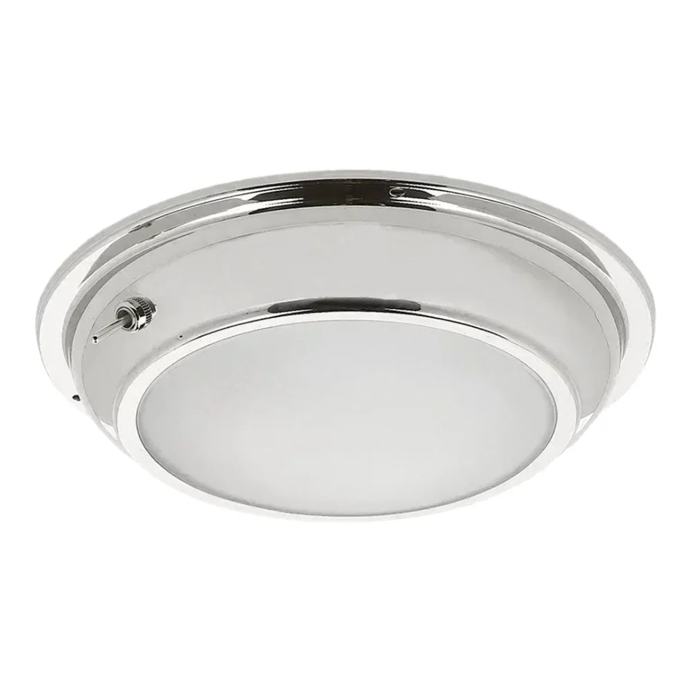 Imtra G166 PowerLED Dome Light, 10-40VDC, Polished Stainless Steel