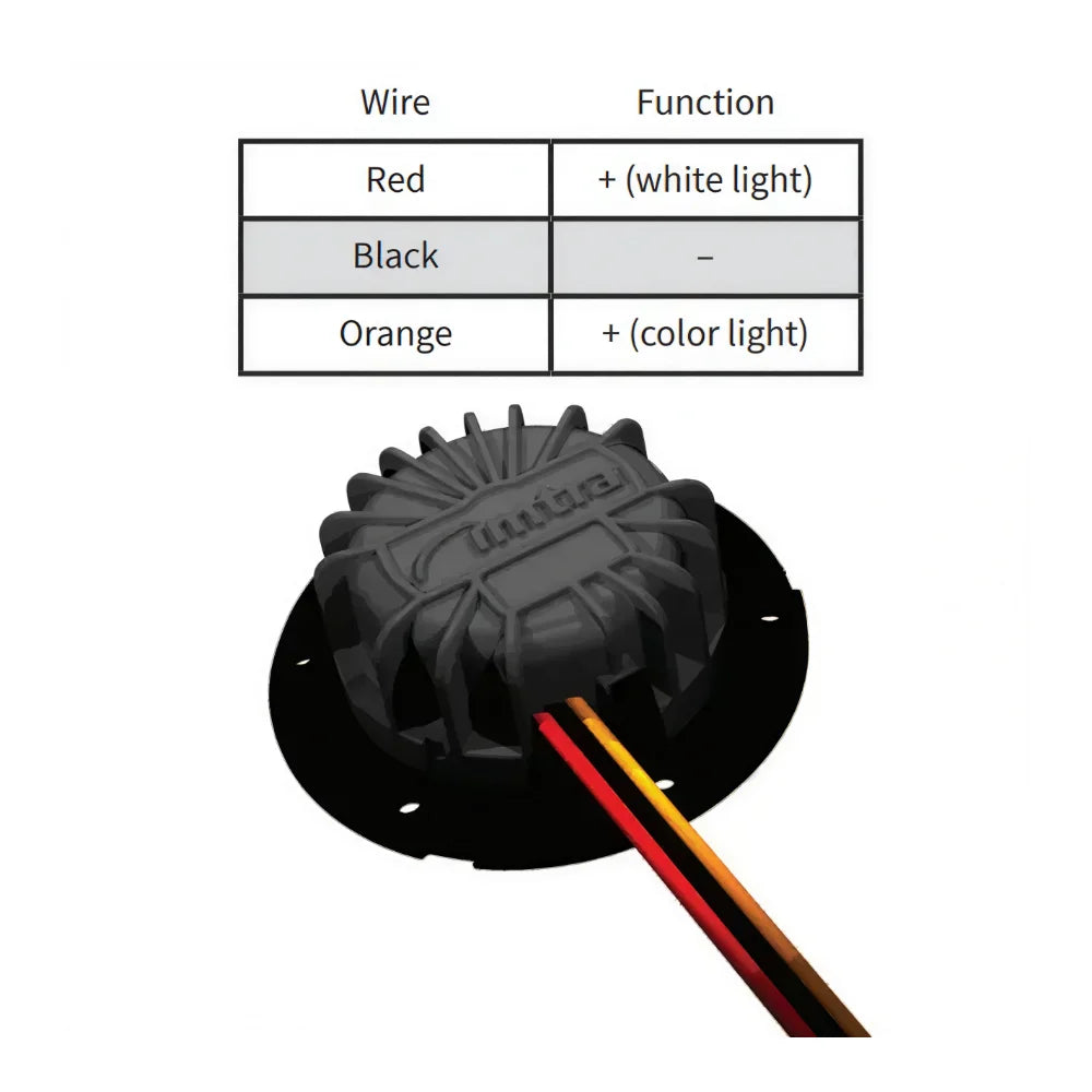 Imtra Tide PowerLED Recessed Downlight, 10-40VDC, 3.2W, IP65
