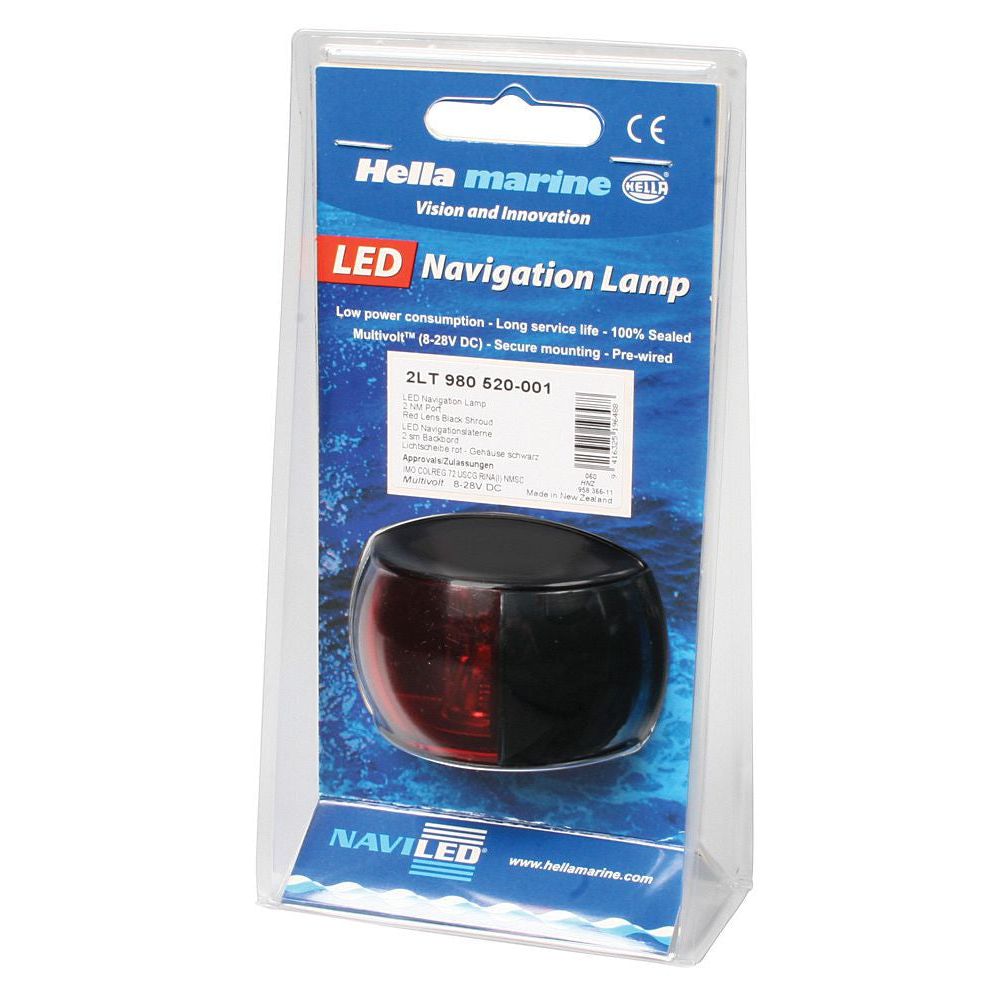 Hella Marine NaviLED Compact Starboard Navigation Light, 2NM, IP67