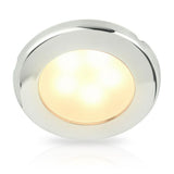 Hella Marine EuroLED 75 Dual Colour LED Downlight, Warm White/Red, 12V DC (9-16V), IP6K7, IP6K9K, Screw Mount, PWM or Resistive Dimming, 190 lm