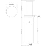 Quick Marine - Secret Flat OD 6W LED Retractable Lamp (Warm White, 10/30V, Stainless Steel) (FASP6594X12CF00)