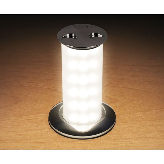 Quick Marine - Secret Light 6W LED Retractable Lamp (RGBW QCC, 24V, Stainless Steel) (FASP4072X18BD00)