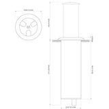 Quick Marine - Secret Light 6W LED Retractable Lamp (RGBW QCC, 24V, Stainless Steel) (FASP4072X18BD00)