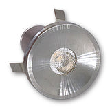 Mega LED - Mykonos LED Courtesy Light - 1 Watt, Warm White 3000K, Snap In Mounting, Aluminum Housing, 12-24V DC