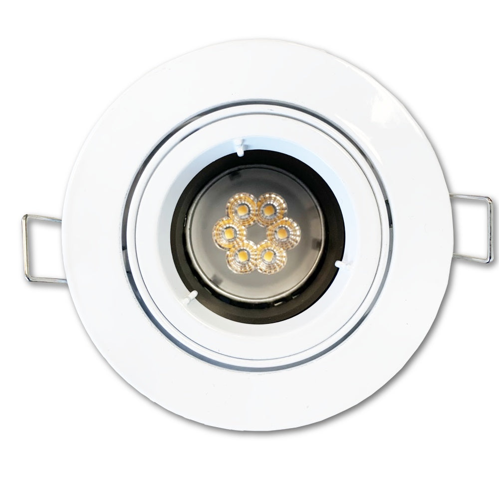 Mega LED - Poros Downlight Fixture - Aluminum Alloy, For MR16 or GU10 Bulbs